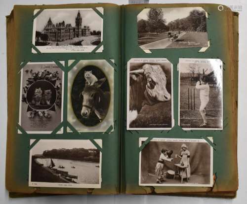 A substantial collection of Edwardian postcards, wide range ...