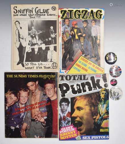 Sniffin Glue number 11 plus Zig Zag 90, Total Punk, Sunday T...