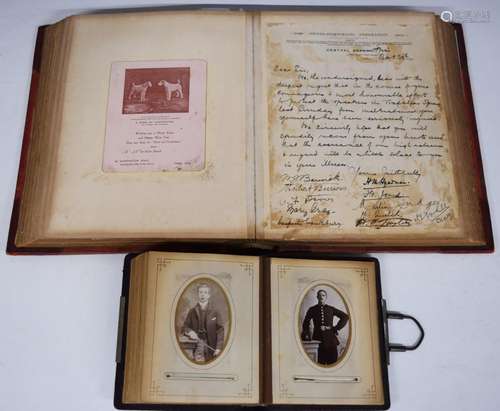 Suffragette interest Edwardian scrapbook relating to Inspect...