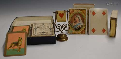 Goodalls Victorian playing cards, with non standard court ca...