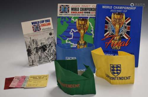 A collection of England 1966 FIFA World Championship ephemer...