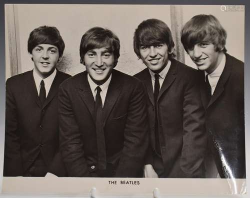 Beatles photograph signed byJohn Lennon, Paul McCartney, Geo...