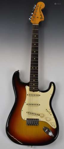 Fender 1969 Stratocaster hardtail electric guitar in lacquer...