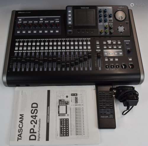 Tascam DP-24SD Digital Portastudio mixing desk