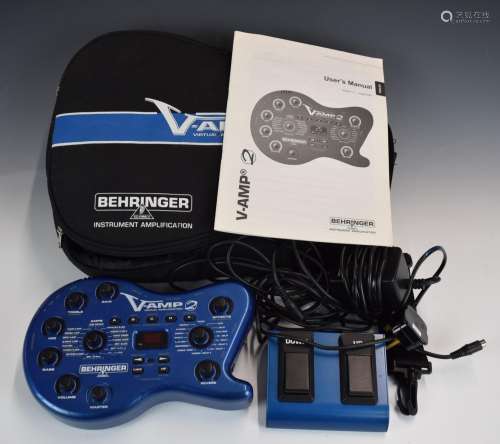 Behringer V-amp 2 guitar amplifier effects simulator, in ori...