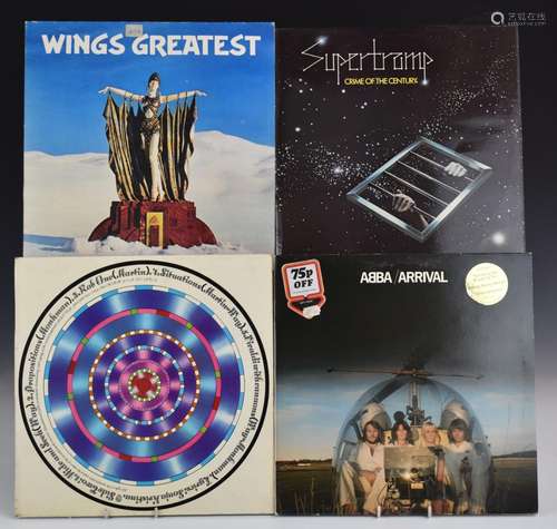 Twelve albums including 10CC, Supertramp, Curved Air, Wings,...