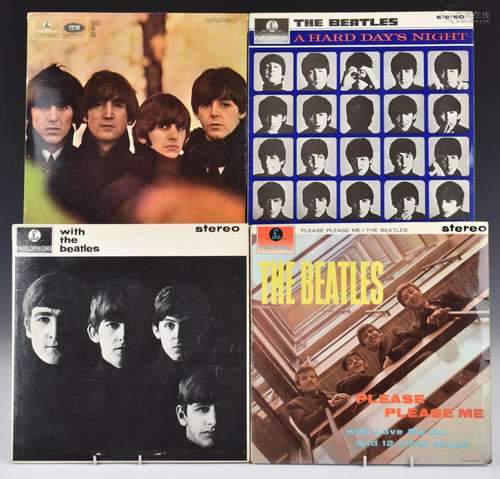 The Beatles - 6 stereo albums including Please Please Me (PC...