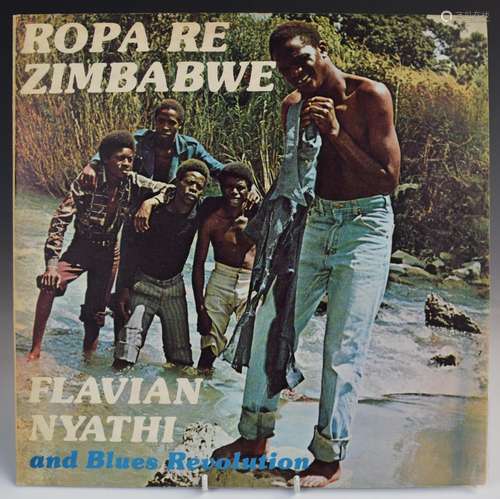 Flavian Nyathi Zimbabwe (KKLP 2000) record appears EX, cover...