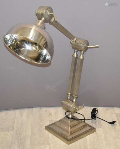 Industrial style oversized novelty Anglepoise desk lamp, W25...