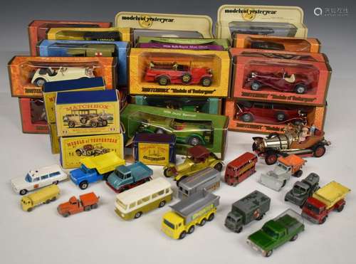 Thirty Matchbox Lesney Models of Yesteryear diecast model ve...