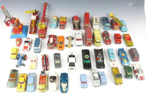 Forty-four Corgi Toys diecast model vehicles including James...