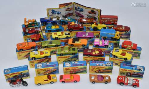 Twenty-eight Matchbox Superfast diecast model vehicles 1, 2,...
