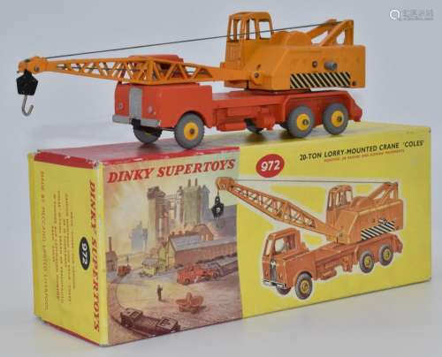 Dinky Supertoys diecast model 20-Ton Lorry-Mounted Crane Col...