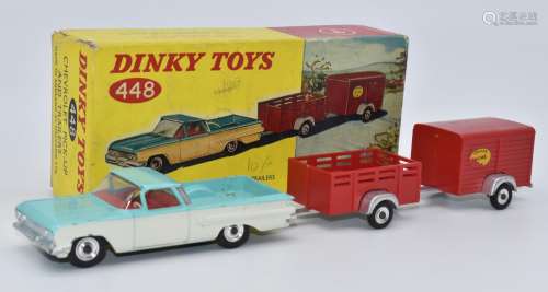 Dinky Toys diecast model Chevrolet Pick-up & Trailers wi...