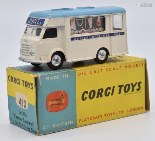 Corgi Toys diecast model Smiths Karrier Bantam Mobile Butche...