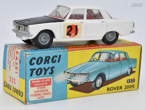 Corgi Toys diecast model Rover 2000 Special Release with whi...