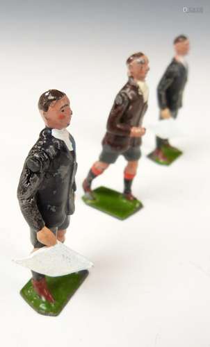 Three Britains Famous Football Series lead models comprising...