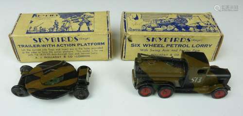 Two Skybirds diecast model vehicles Six Wheel Petrol Lorry 3...