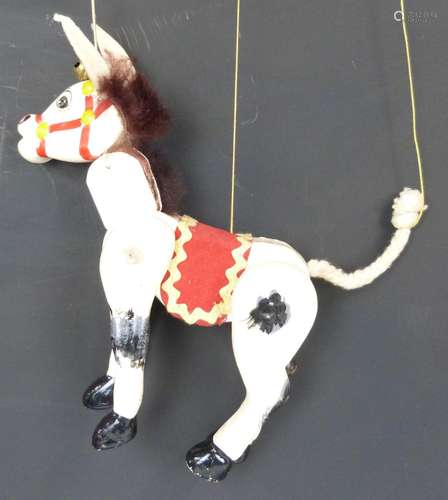 Pelham Puppets Muffin The Mule hand painted wooden puppet, i...