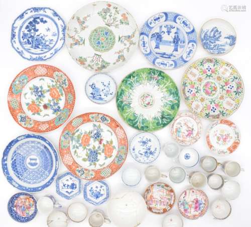 Large collection of 18th/19thC and later Chinese porcelain p...