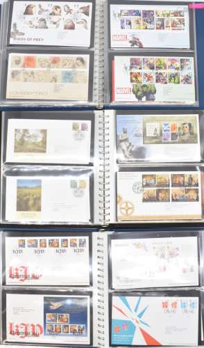 A collection of modern GB first day covers in five very full...