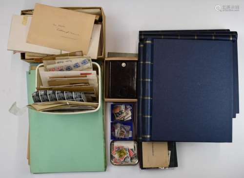 A mint and used amateur GB and world stamp collection in fiv...