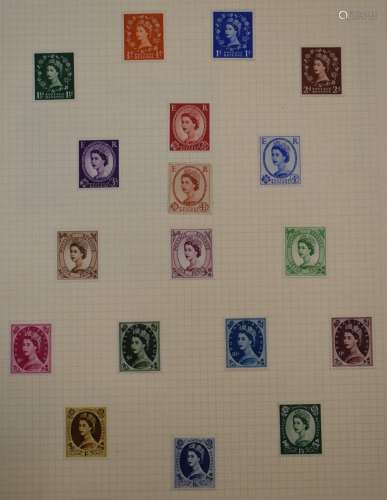 Stanley Gibbons album of GB commemoratives 1924-1990 mint an...