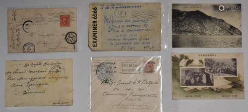 An interesting collection of world postal history / postcard...