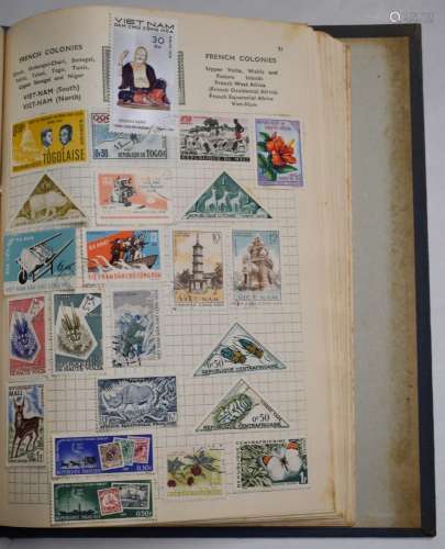 The Ace Herald stamp album containing a collection of GB and...