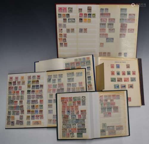 Five stockbooks of Commonwealth stamps Victoria to George VI...