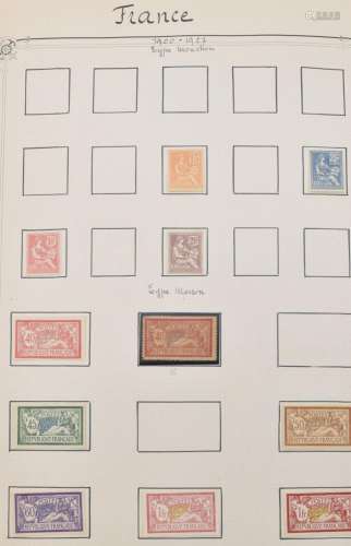 France Part 1: An old time mint stamp collection in an old Y...