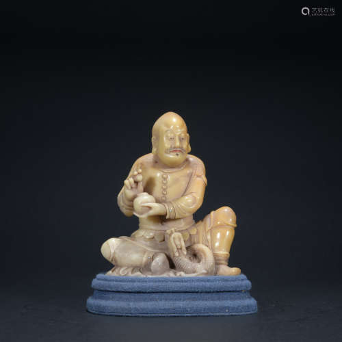 A Shou shan stone figure