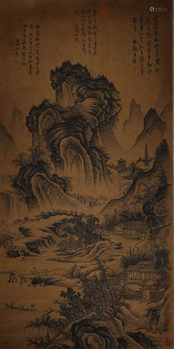 Shen Zhou, ink and silk scroll