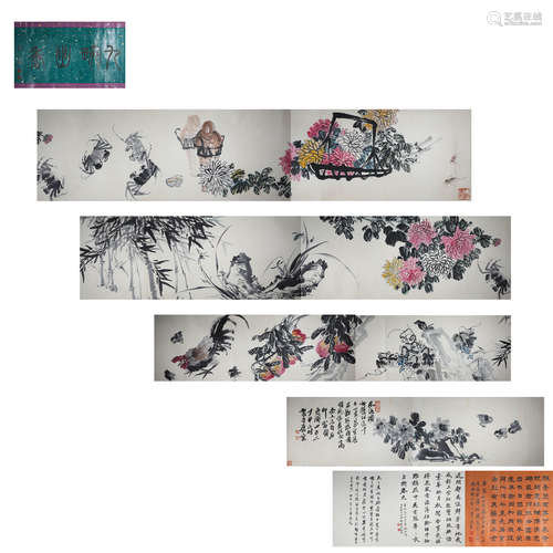 Qi Baishi, ink scroll