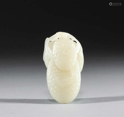 Qing Dynasty, Hotan jade litchi