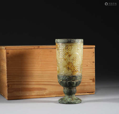 Han Dynasty, Hotan jade cup