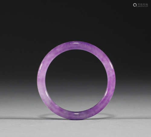 Qing Dynasty, jade violet Bracelet