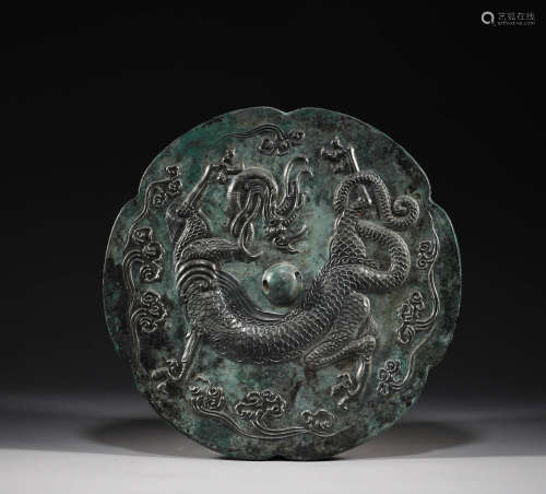 Tang Dynasty, Bronze Dragon mirror