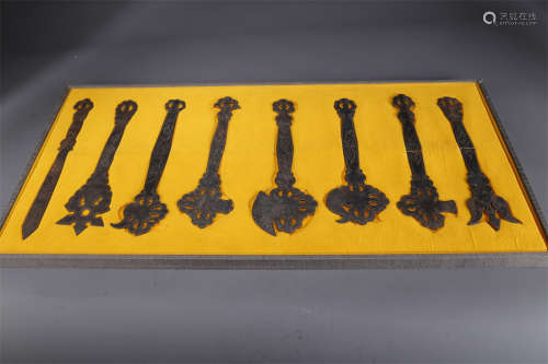 A Set of Cast Iron Implements for Rite.