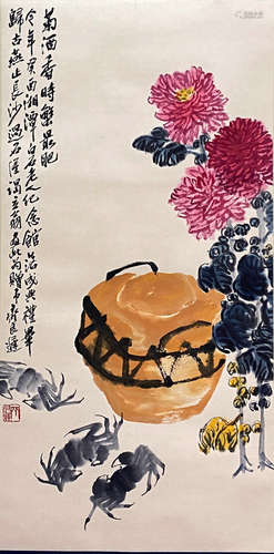 Qi Liangchi, Chinese Flower and Bird Painting