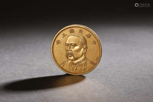 Chines Gold Coin, Head of Yuan Shikai