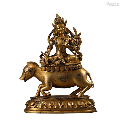 Gilt-Bronze Figure of Buddha