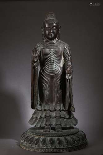 Bronze Figure of Standing Buddha