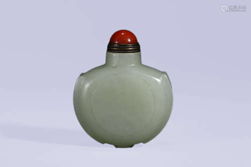 Carved Jade Snuff Bottle