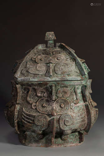 Bronze Ritual Vessel Fangyi