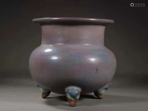 Jun Ware Tripod Censer