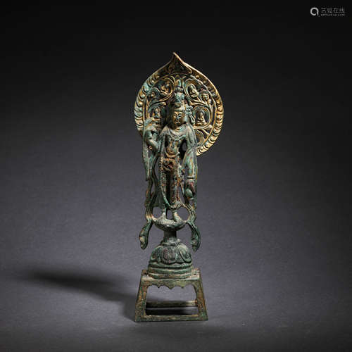 Bronze Figure of Standing Buddha