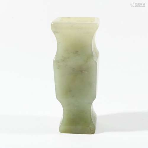 Jade Square Bottle, China