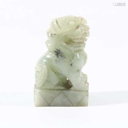 Jade Lion Seal , China