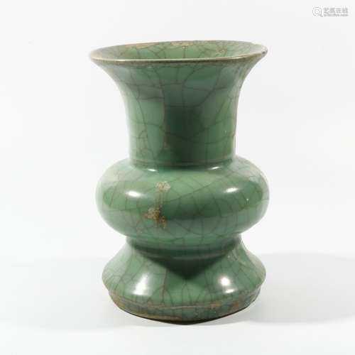 Green Glaze Porcelain Vessel, China